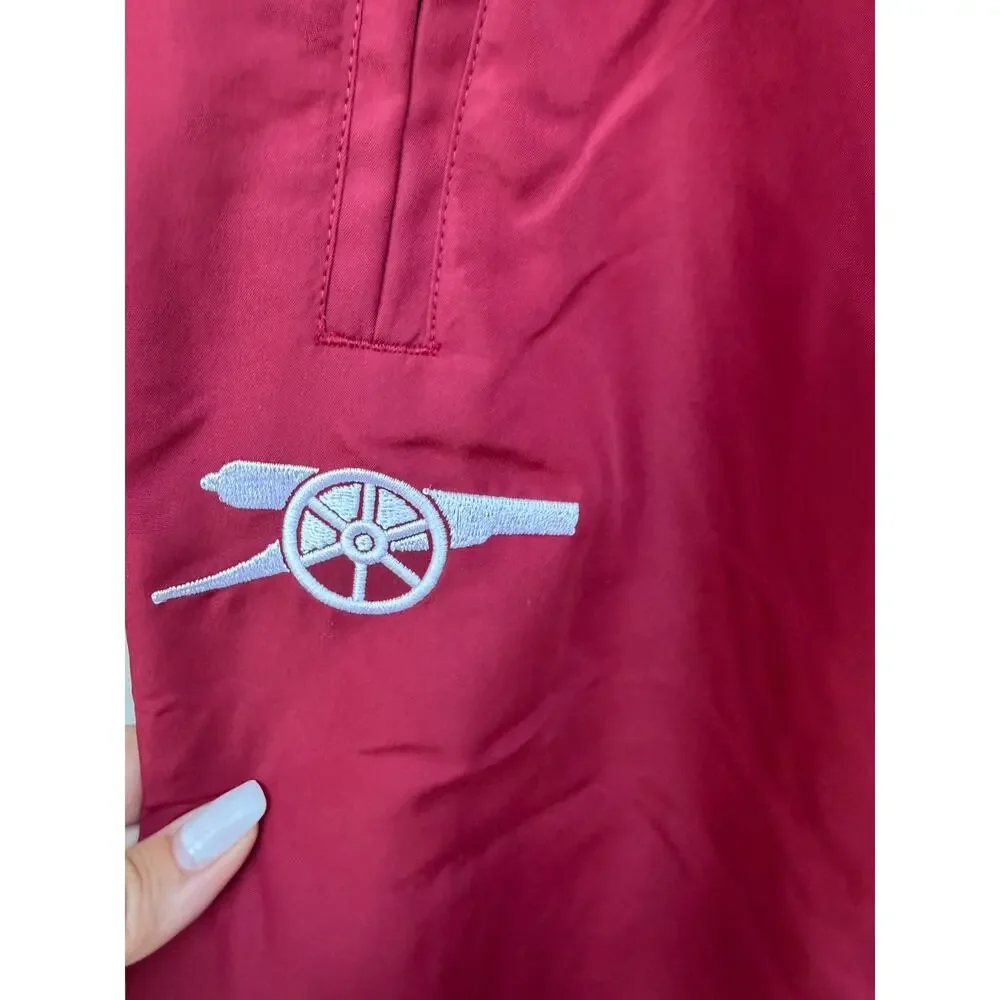 NWT adidas Arsenal FC Stadium Track Pants Sz L Burgundy Soccer Football KG5106
